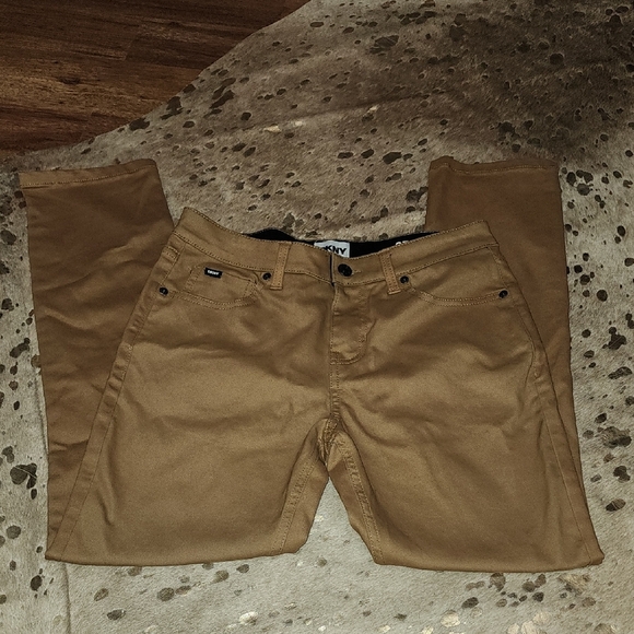 DKNY Men's Brown Pants - Picture 1 of 3